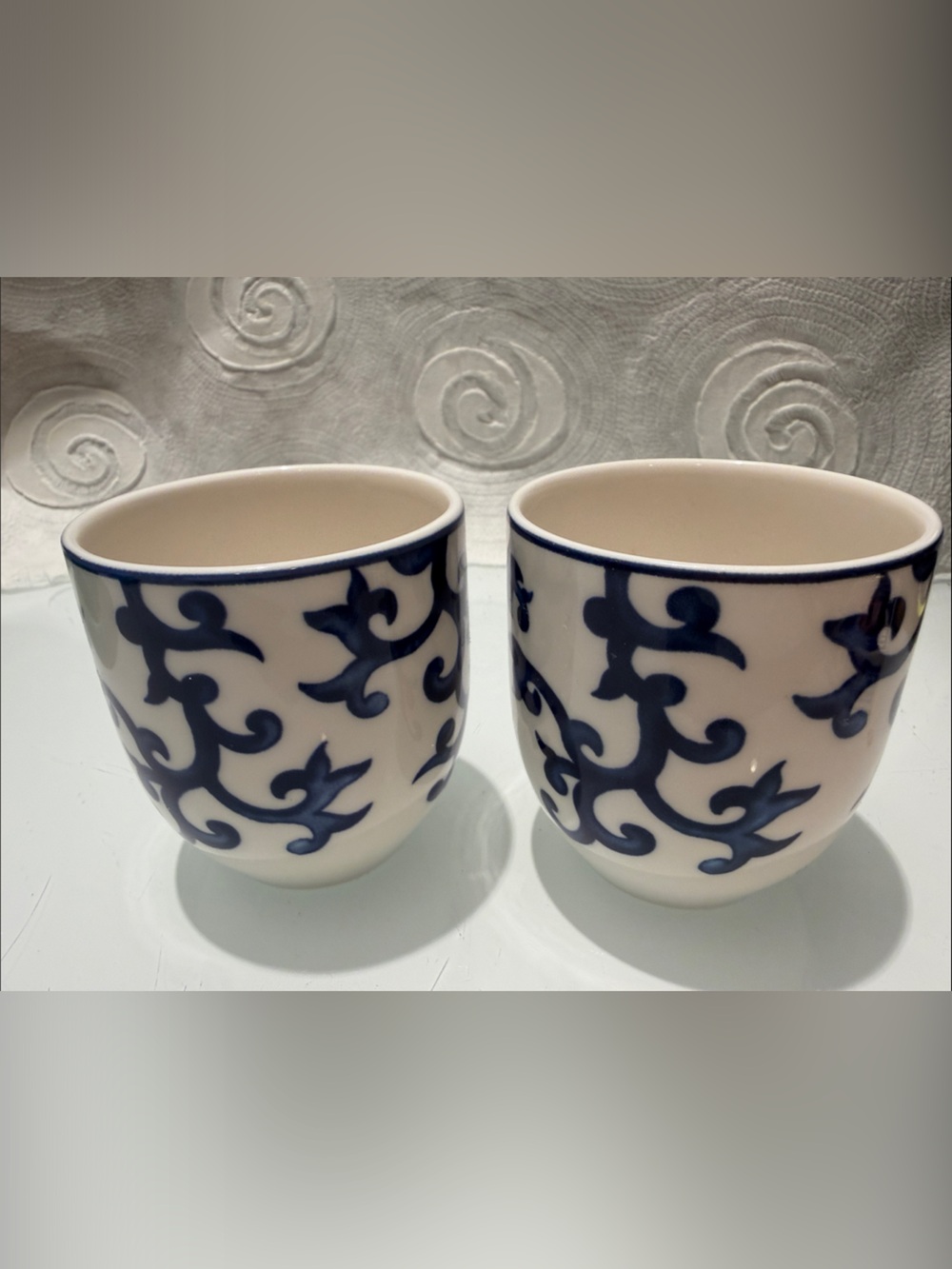 Ralph Lauren Mandarin Blue tea cups